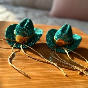 Cowgirl Hat Earrings